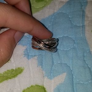 Size 7 gold and silver ring